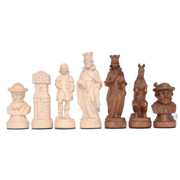 Chess set - waxed 