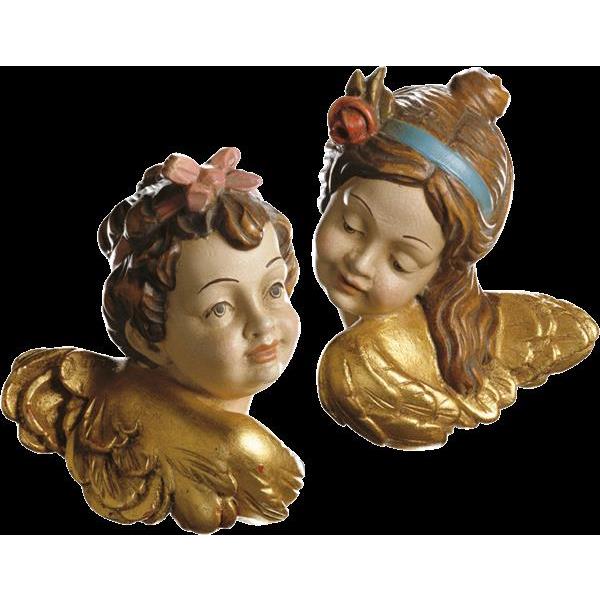 Angel heads - I. Günther - antique