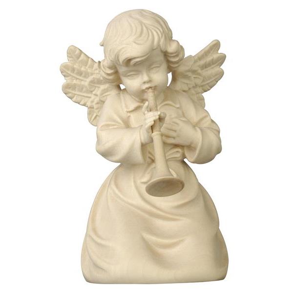 Bell angel with trumpet - natural