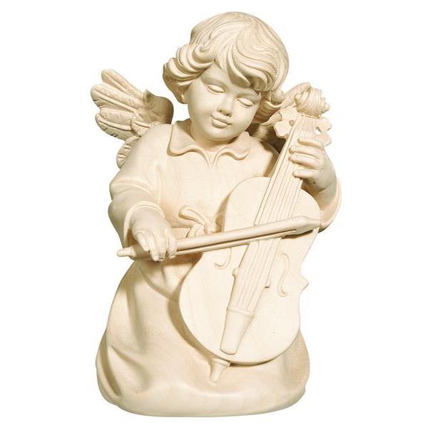 Bell angel with double-bass - natural