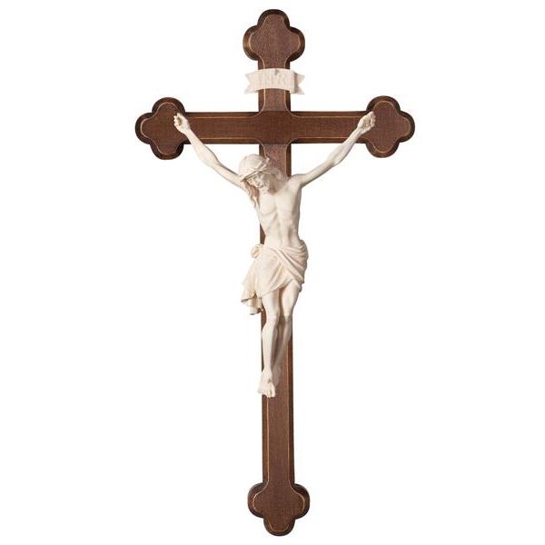 Corpus Siena-cross baroque dark stained - natural