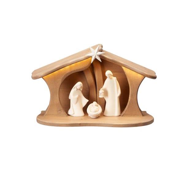 LE Nativity Set 5 pcs-stable Luce for Holy Family Led - natural