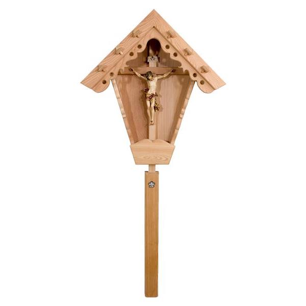 Wayside Cross with Chirst Gardena - natural