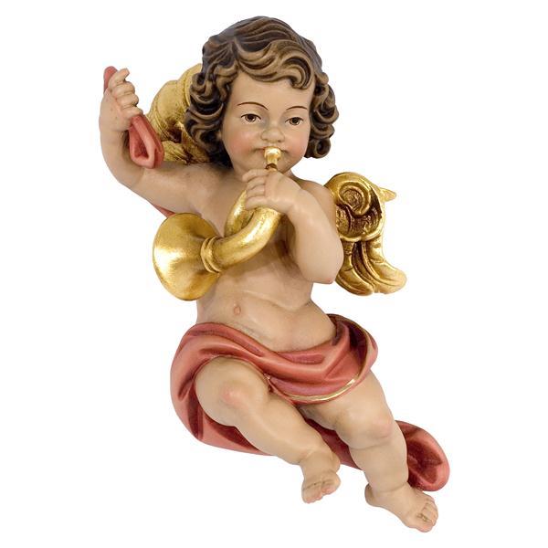 Baroque Putto with French Horn - natural