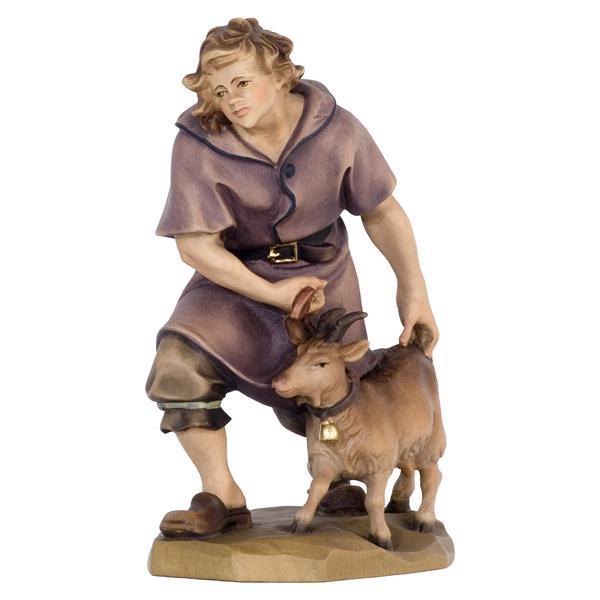 Standing Shepherd with Goat - natural