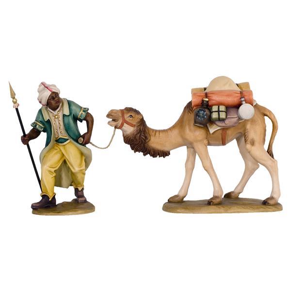 Camel with Driver and Baggage - natural