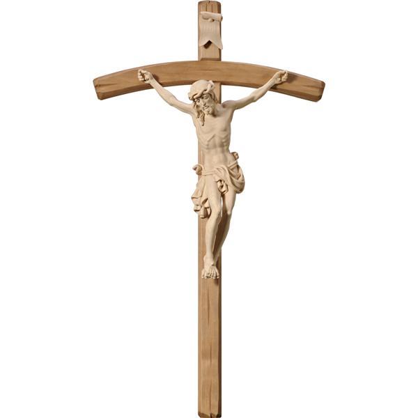 Baroque Christ with cross - natural