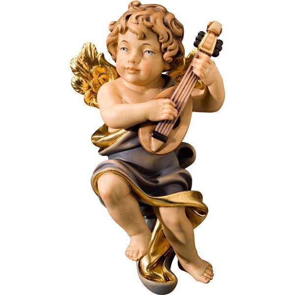 Putto with mandolin - natural