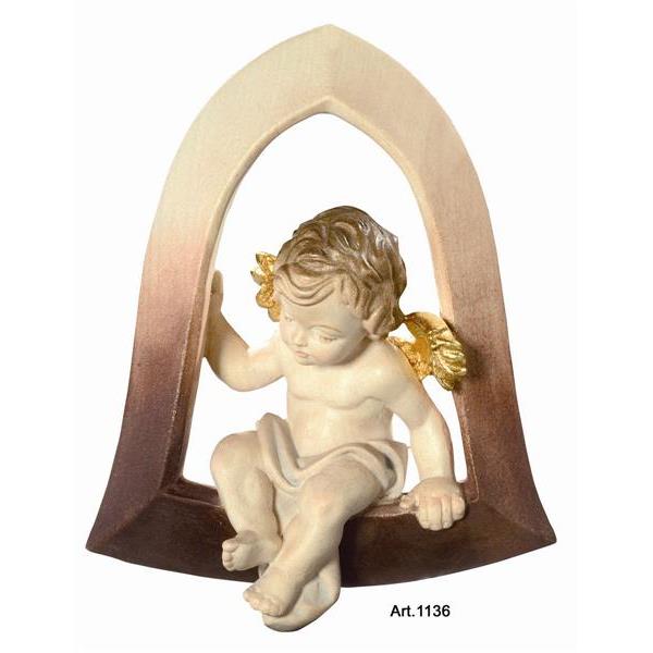Angel on a bell loocking down - Acquarel