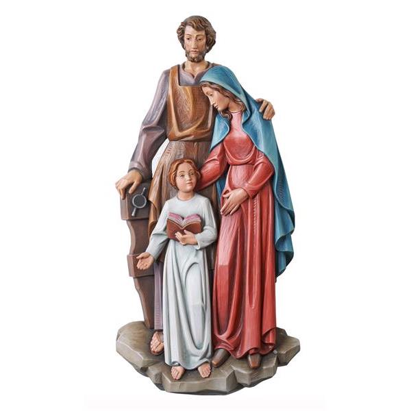 Holy family relief 3/4 - Fiberglass Color