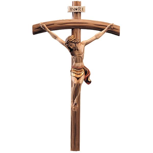 Crucifix by Salzburg cross L. 42.91 inch - color