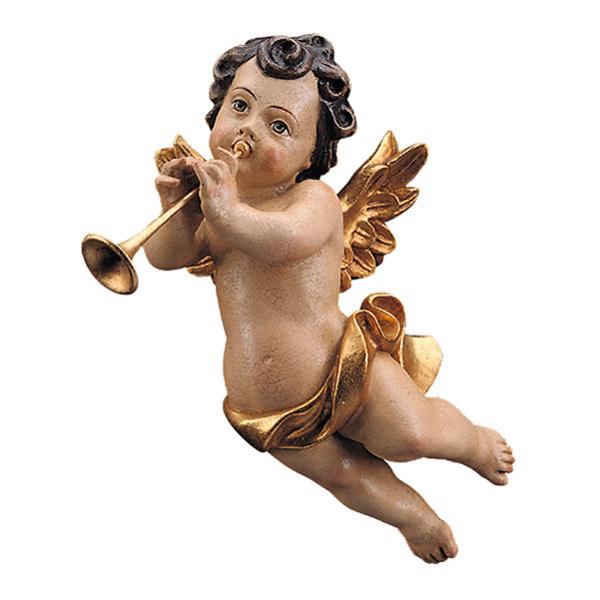 Angel with trumpet 12.99 inch - natural