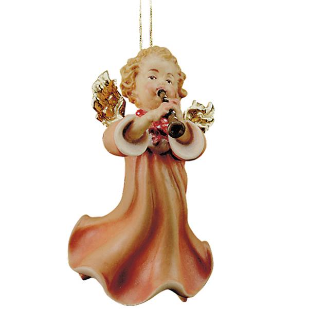 Angel with clarinet 2.4inch(for hanging) - color