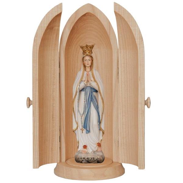 Niche with our Lady of Lourdes - color