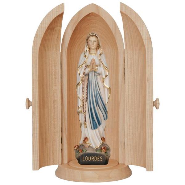 Our Lady of Lourdes in Niche - color