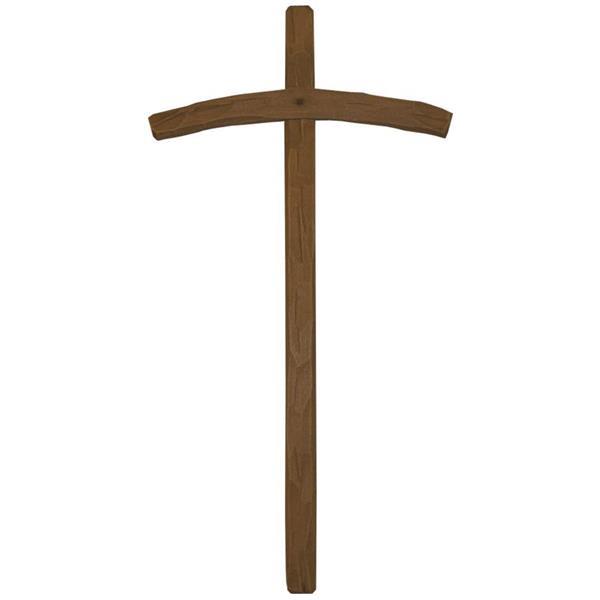 Cross curved wooden - hued multicolor