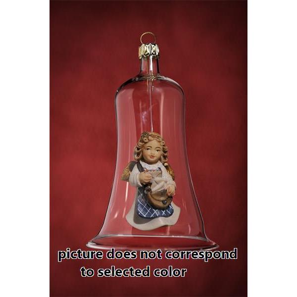 Glass bell with angel mail - 