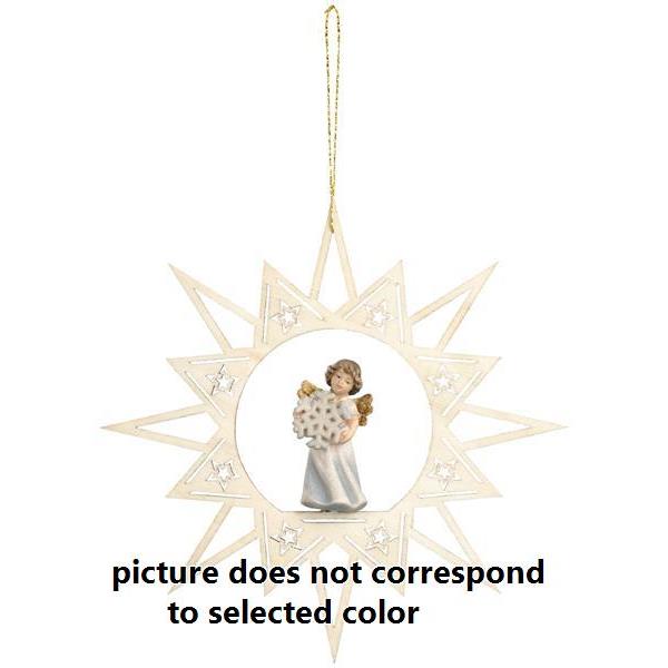 Star with angel snowflake - 