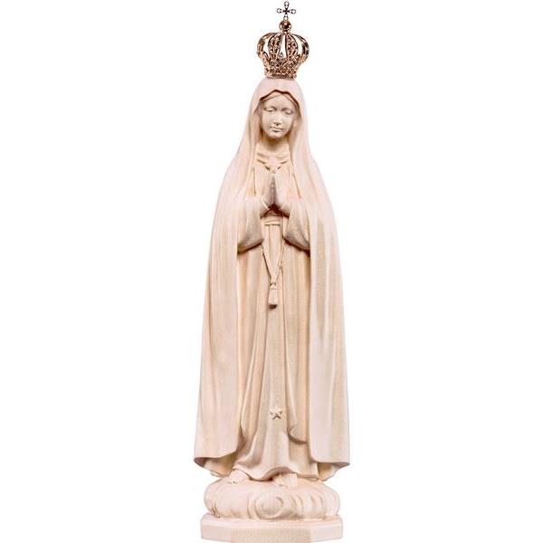 Madonna Fátima with crown - natural
