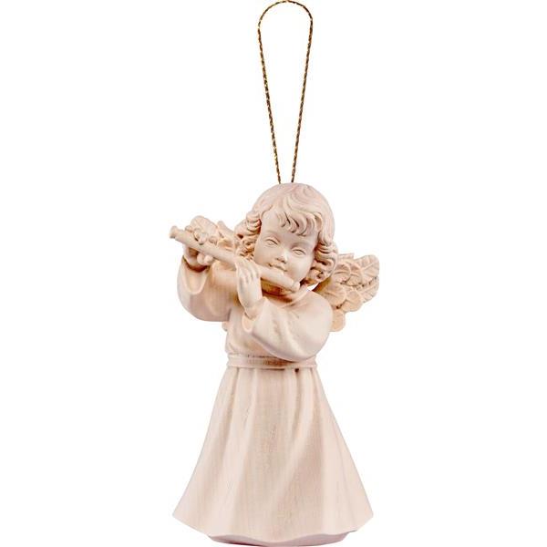 Sissi - angel with flute to hang - natural