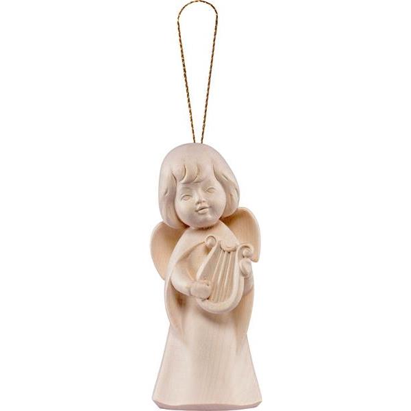 Dream angel with lyre to hang - natural