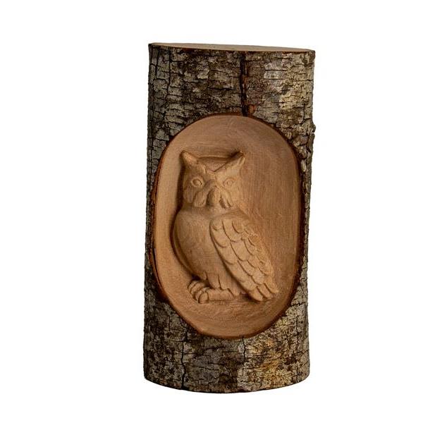 Tree trunk owl - natural