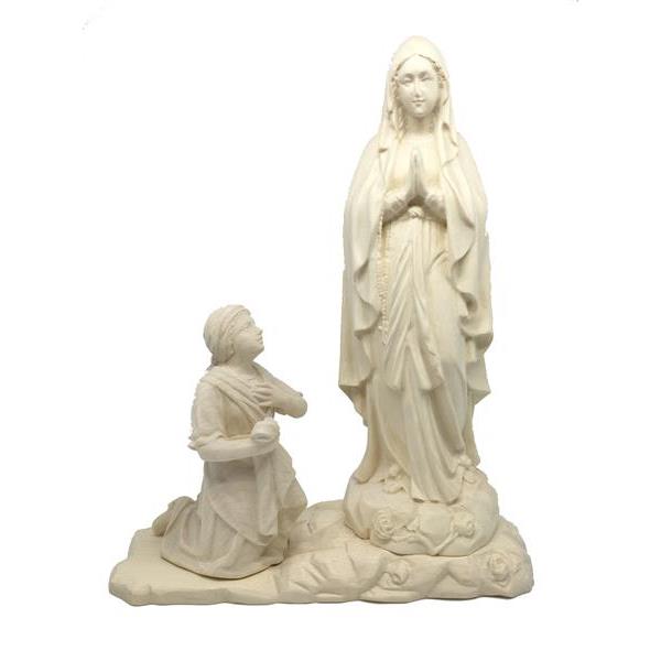 Our lady of Lourdes with Bernardette - natural