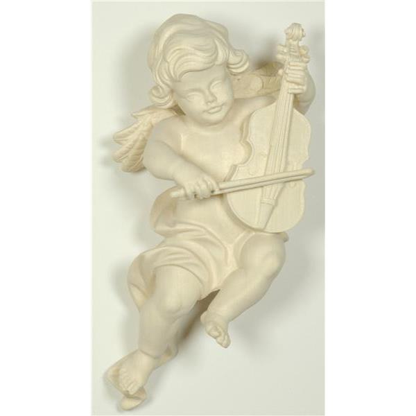 Putto angel with viola - natural