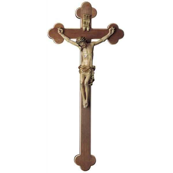 Crucifix - cross with round profile - color