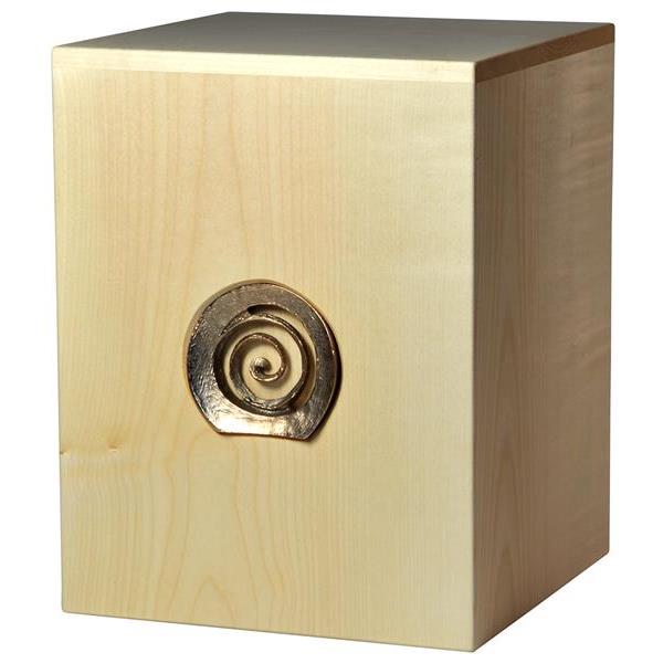 Urn "Infinity" - maple wood - 11,22 x 8,66 x 8,66 inch - Zusammengesetzt