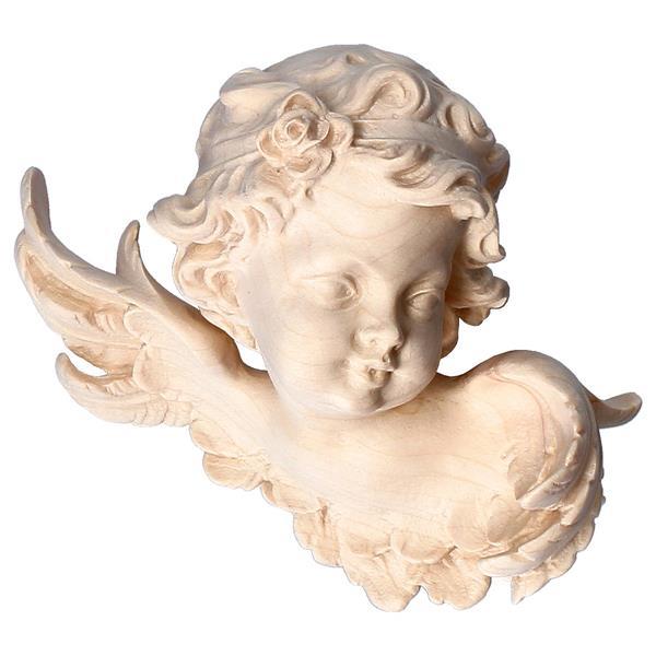 Angel-head with rose left side - natural