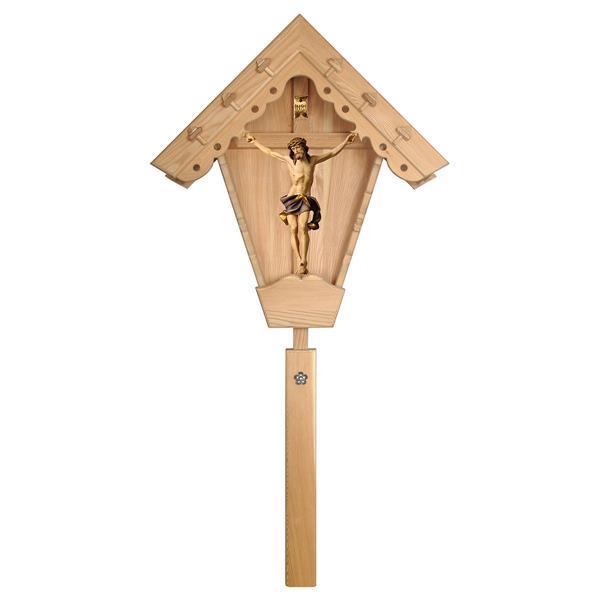 Crucifix Nazarean - Field cross Larch - color