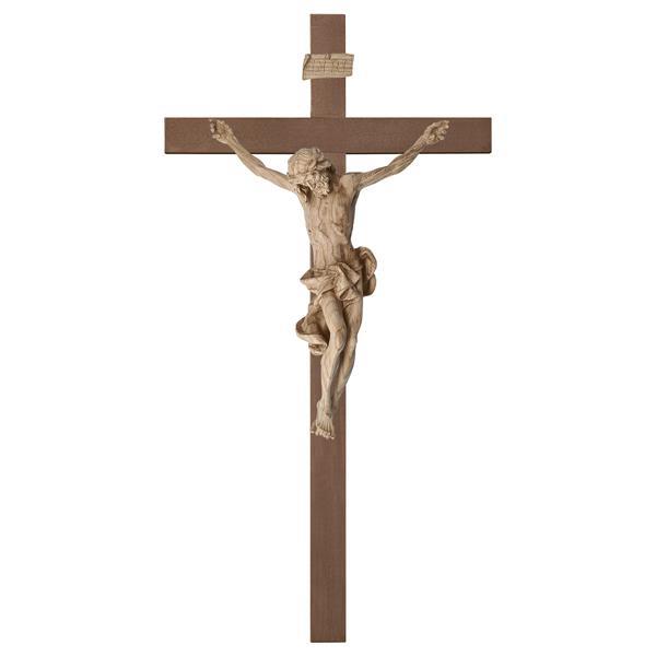 Crucifix Baroque Oak Cross plain - Natural Oak