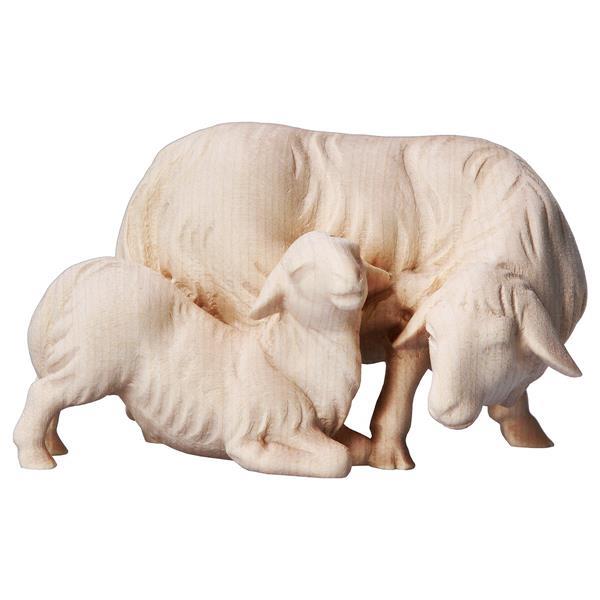 CO Sheep with kneeling lamb - natural
