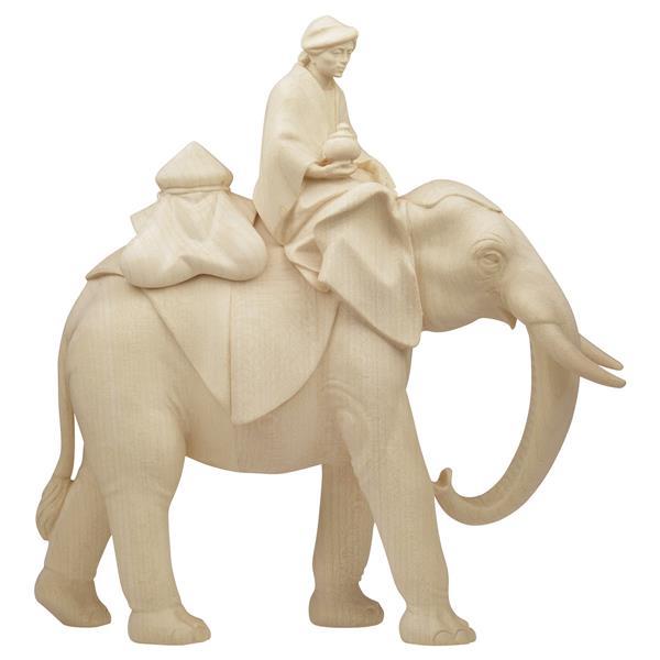 CO Elephant group with jewels saddle - 3 Pieces - natural