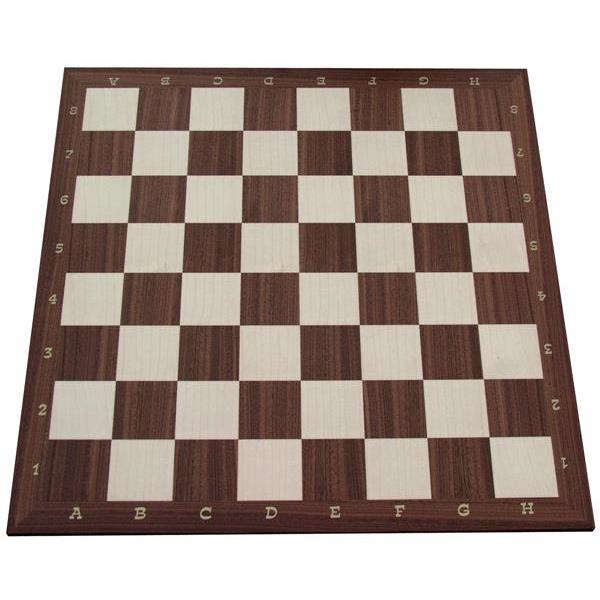 Chessplate in nut-maplewood - -